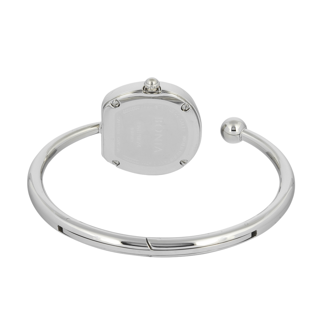 Jam Tangan BONIA B10874-2377S Women Pink Dial Stainless Steel Strap