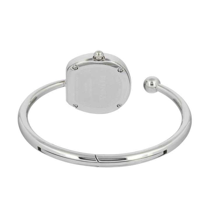 Jam Tangan BONIA B10874-2377S Women Pink Dial Stainless Steel Strap