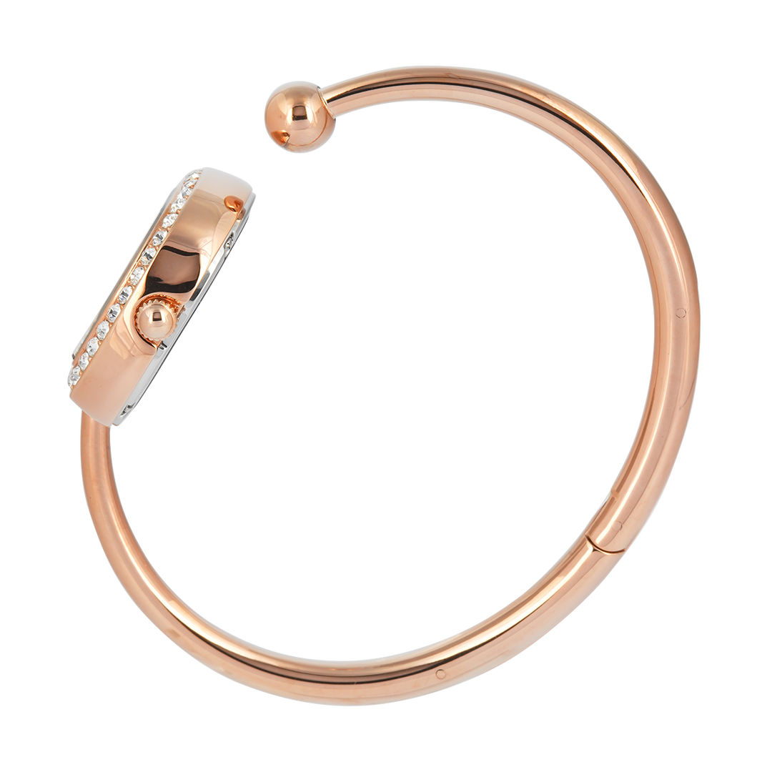 Jam Tangan BONIA B10874-2567S Women Red Dial Rose Gold Stainless Steel Strap