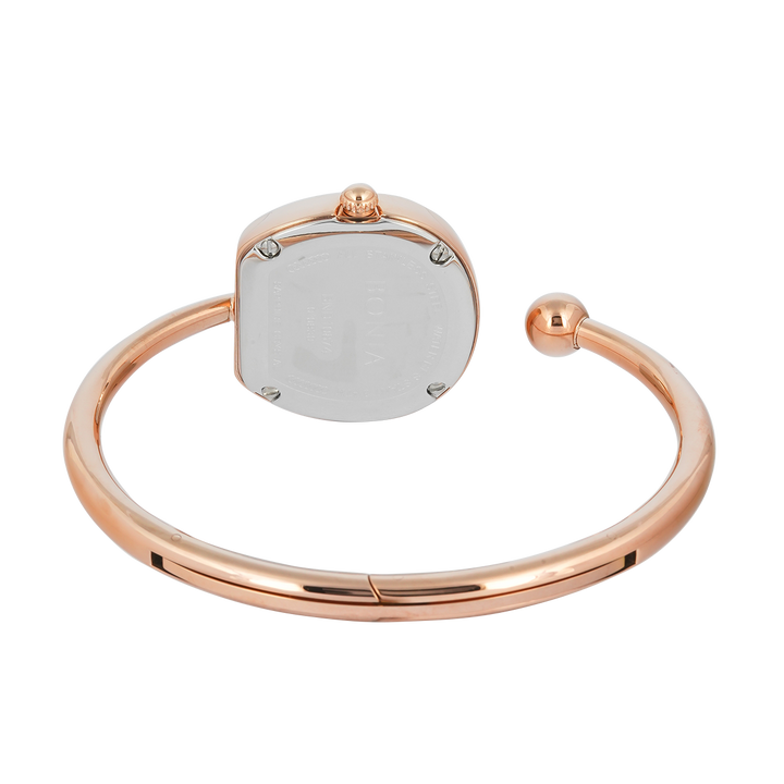 Jam Tangan BONIA B10874-2567S Women Red Dial Rose Gold Stainless Steel Strap