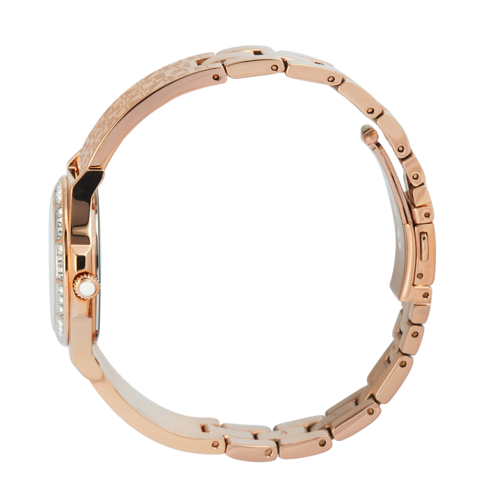 Jam Tangan BONIA Elegance B10908-2567S Women Red Wine Dial Rose Gold Stainless Steel Strap