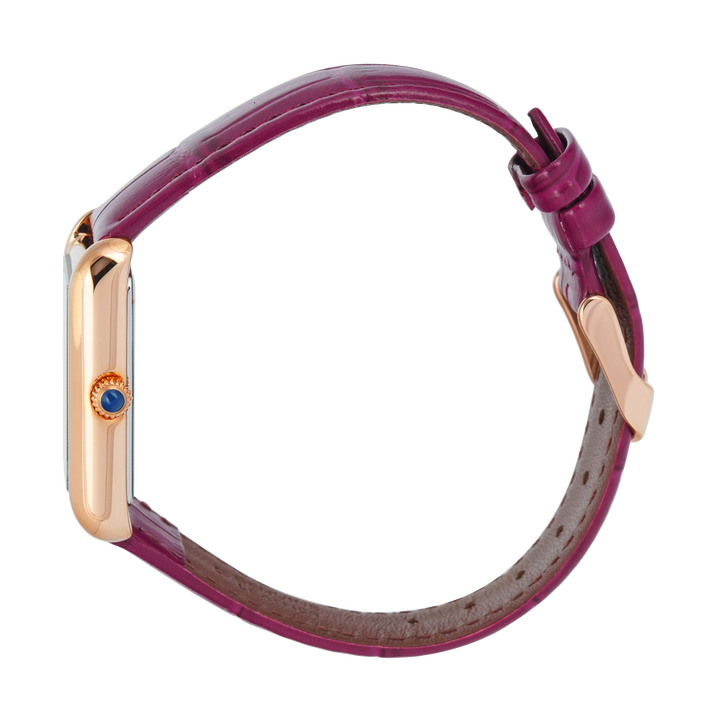 Jam Tangan BONIA B10912-2567 Women Red Dial Red Leather Strap