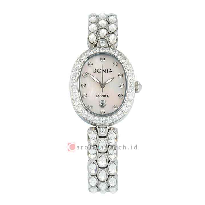 Jam Tangan BONIA B10920-2377S Women Analog Dial Stainless Steel Strap