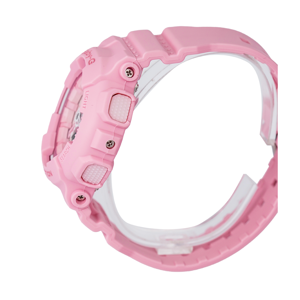 Jam Tangan Casio Baby-G BA-110-4A1 Women Pink Digital Analog Dial Pink Resin Band