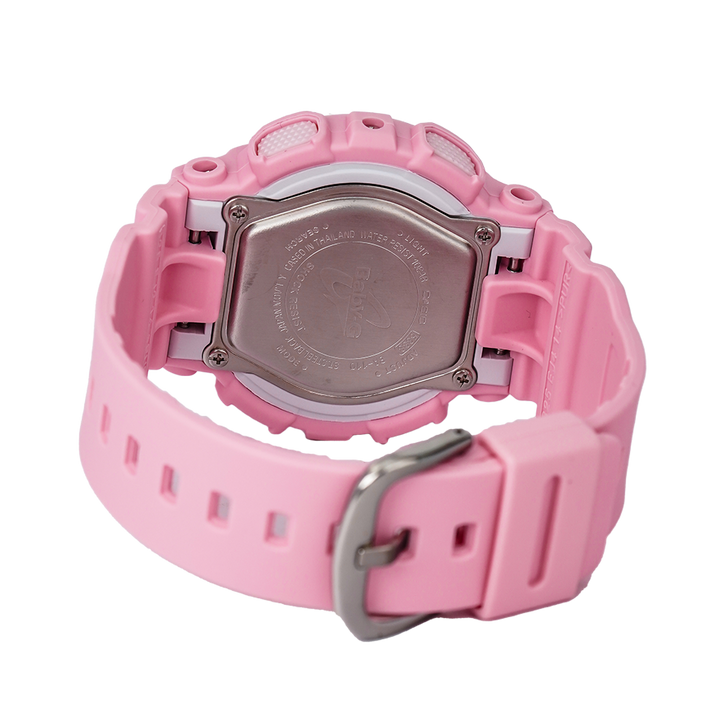 Jam Tangan Casio Baby-G BA-110-4A1 Women Pink Digital Analog Dial Pink Resin Band