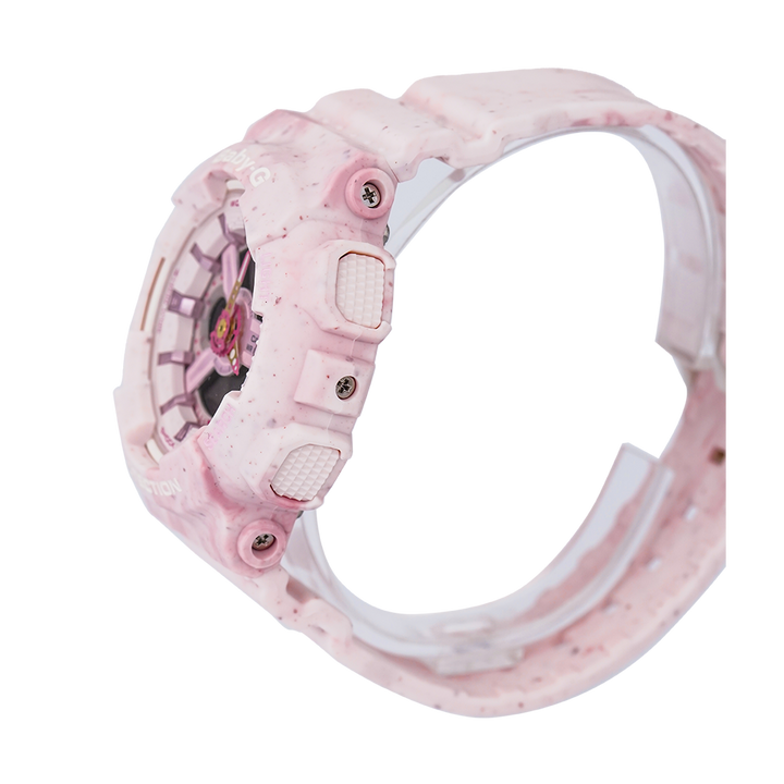 Jam Tangan Casio Baby-G BA-110PI-4A Women Pink Digital Analog Dial Pink Resin Band