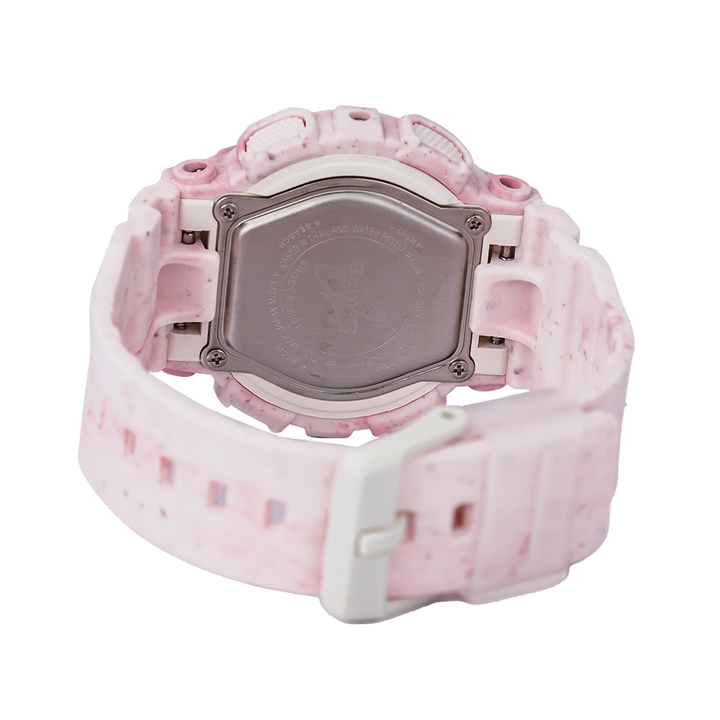 Jam Tangan Casio Baby-G BA-110PI-4A Women Pink Digital Analog Dial Pink Resin Band