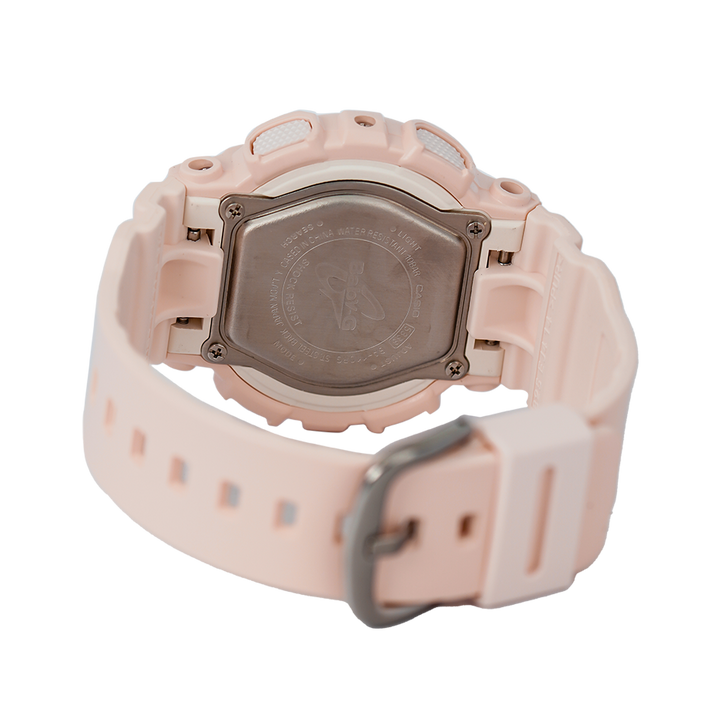 Jam Tangan CASIO BABY-G BA-110RG-4A Women Cream Digital Analog Dial Cream Resin Band