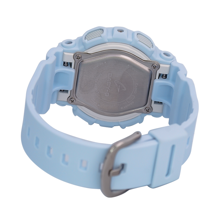 Jam Tangan Casio Baby-G BA-130WP-2A Icy Pastel Colors Women Ice Blue Dial Ice Blue Resin Band