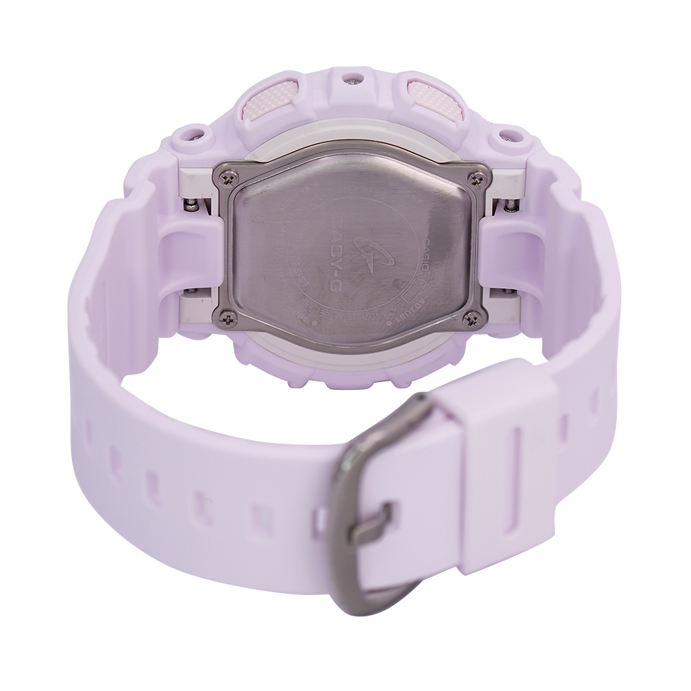 Jam Tangan Casio Baby-G BA-130WP-6A Icy Pastel Colors Women Light Purple Dial Light Purple Resin Band