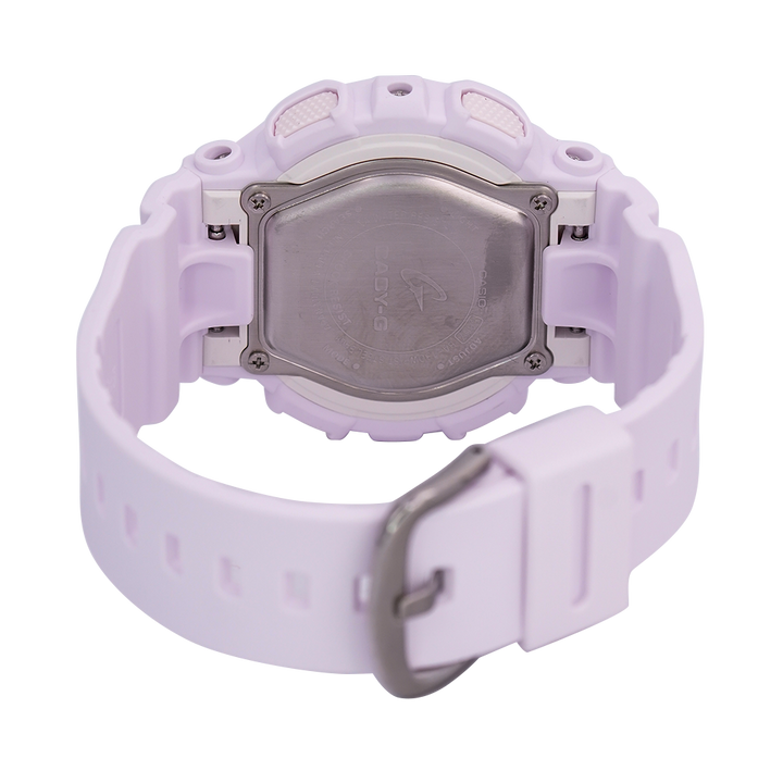 Jam Tangan Casio Baby-G BA-130WP-6A Icy Pastel Colors Women Light Purple Dial Light Purple Resin Band