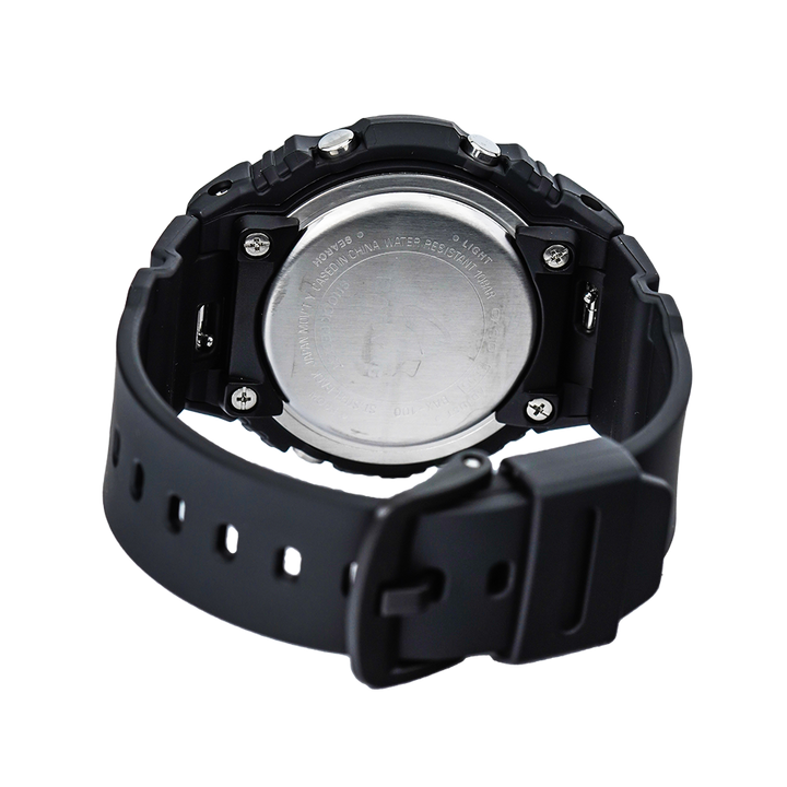Jam Tangan Casio Baby-G BAX-100-1A G-Lide Sports Model Women Black Dial Black Resin Band