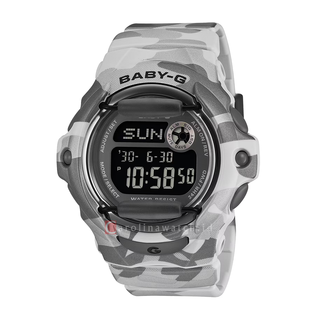 Jam Tangan Casio Baby-G BG-169CMB-8D Women Digital Dial Resin Band