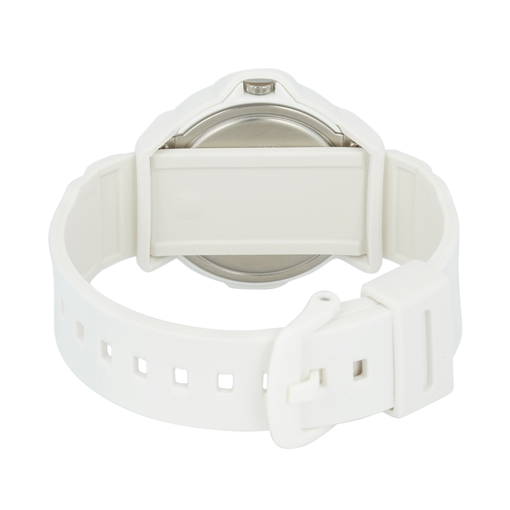 Jam Tangan Casio Baby-G + Plus BGA-15K-7A Women White Dial White Resin Band
