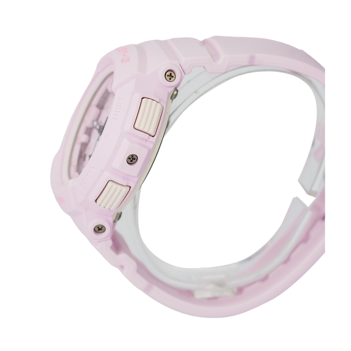 Jam Tangan Casio Baby-G BGA-190BC-4B Women Pink Dial Pink Rubber Strap