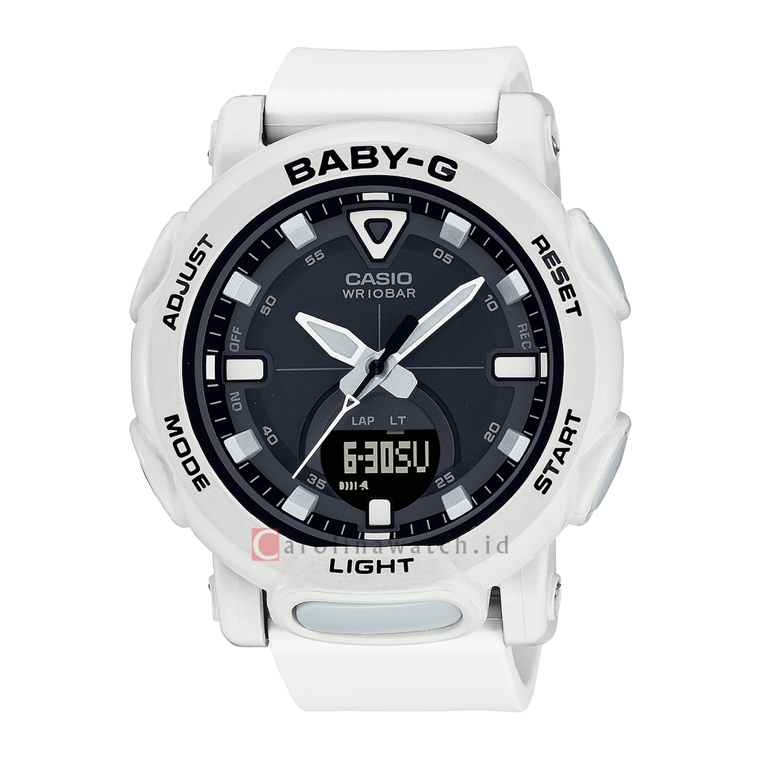 Jam Tangan Casio BABY G BGA-310-7A2 Black Dial White Resin Band