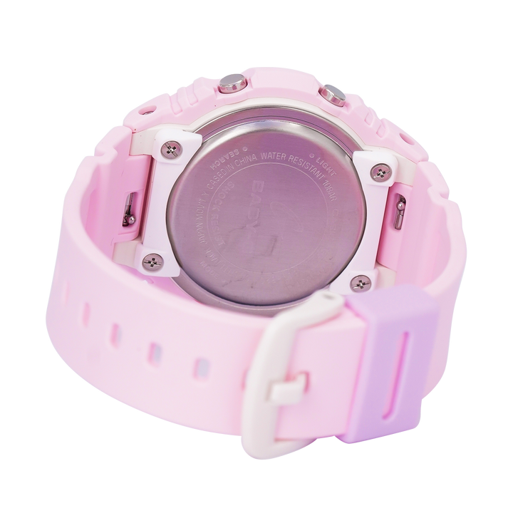 Jam Tangan Casio Baby-G BGA-320-4A Women Playful Beach Collection Pink Dial Pink Flamingo Resin Band