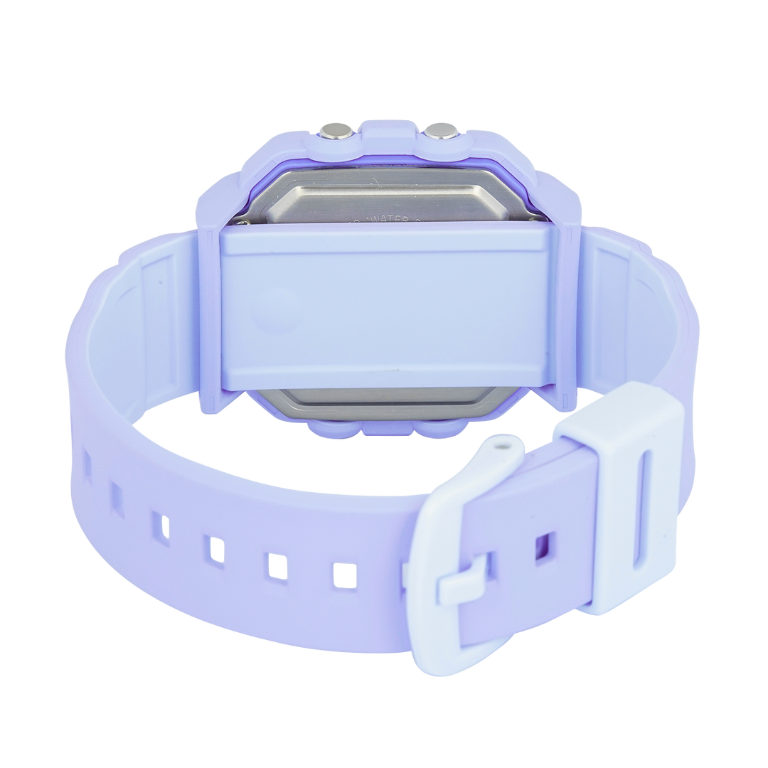 Jam Tangan CASIO BABY G + Plus BGD-10KH-2B Women Digital Dial Light Purple Resin Band