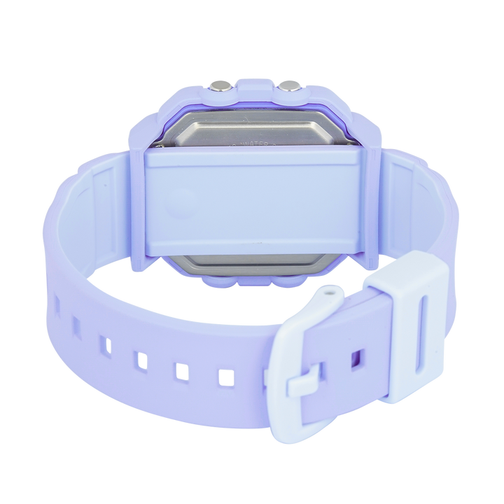 Jam Tangan CASIO BABY G + Plus BGD-10KH-2B Women Digital Dial Light Purple Resin Band