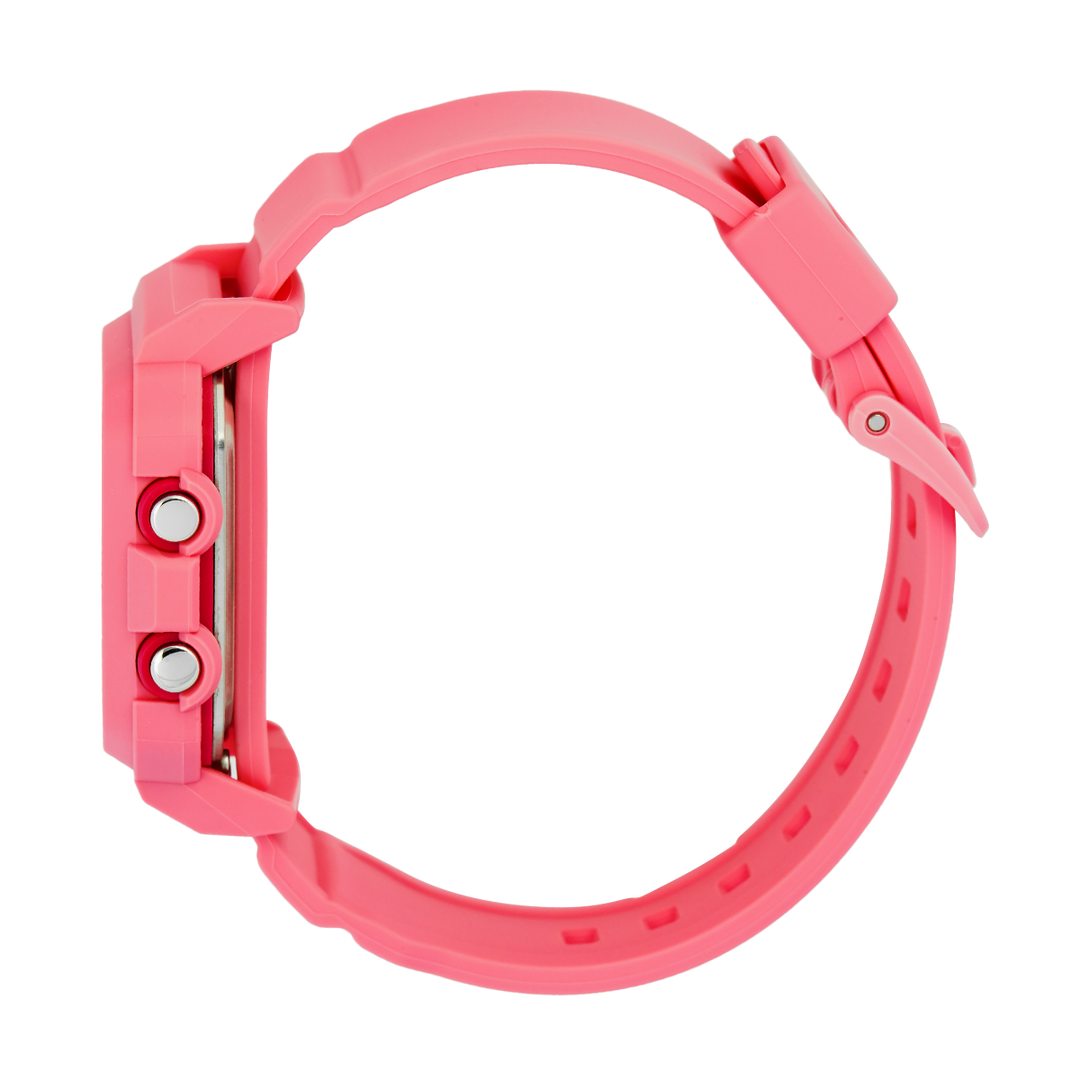 Jam Tangan CASIO BABY G + Plus BGD-10KH-4D Women Digital Dial Pink Resin Band