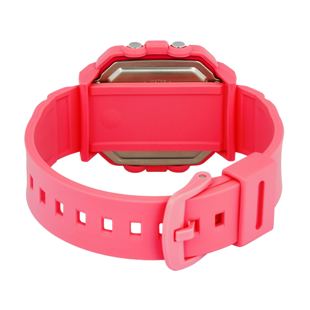 Jam Tangan CASIO BABY G + Plus BGD-10KH-4D Women Digital Dial Pink Resin Band