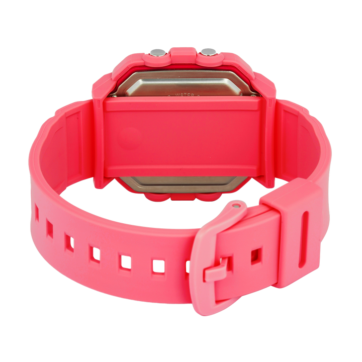 Jam Tangan CASIO BABY G + Plus BGD-10KH-4D Women Digital Dial Pink Resin Band