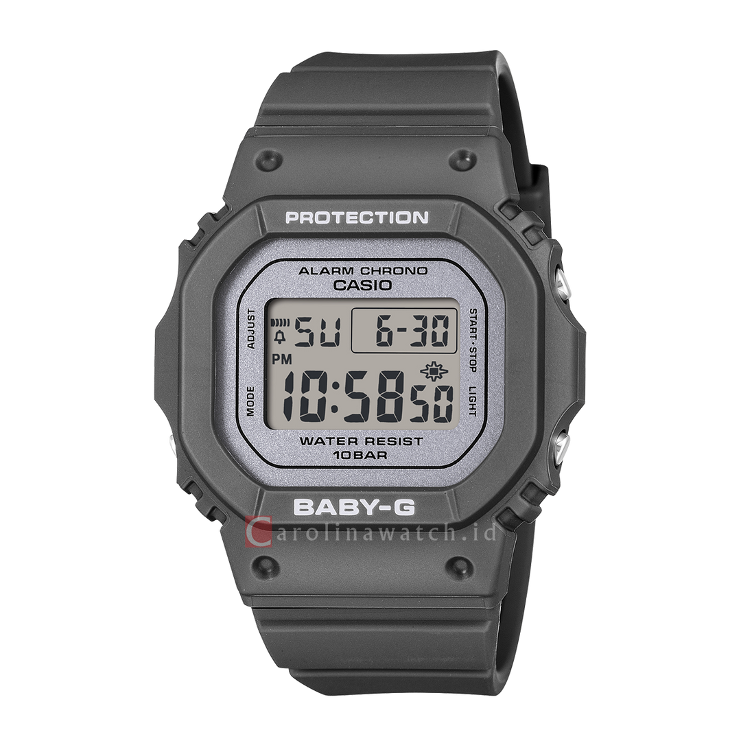 Jam Tangan CASIO BABY-G BGD-565SC-1D Women Digital Dial Grey Resin Band