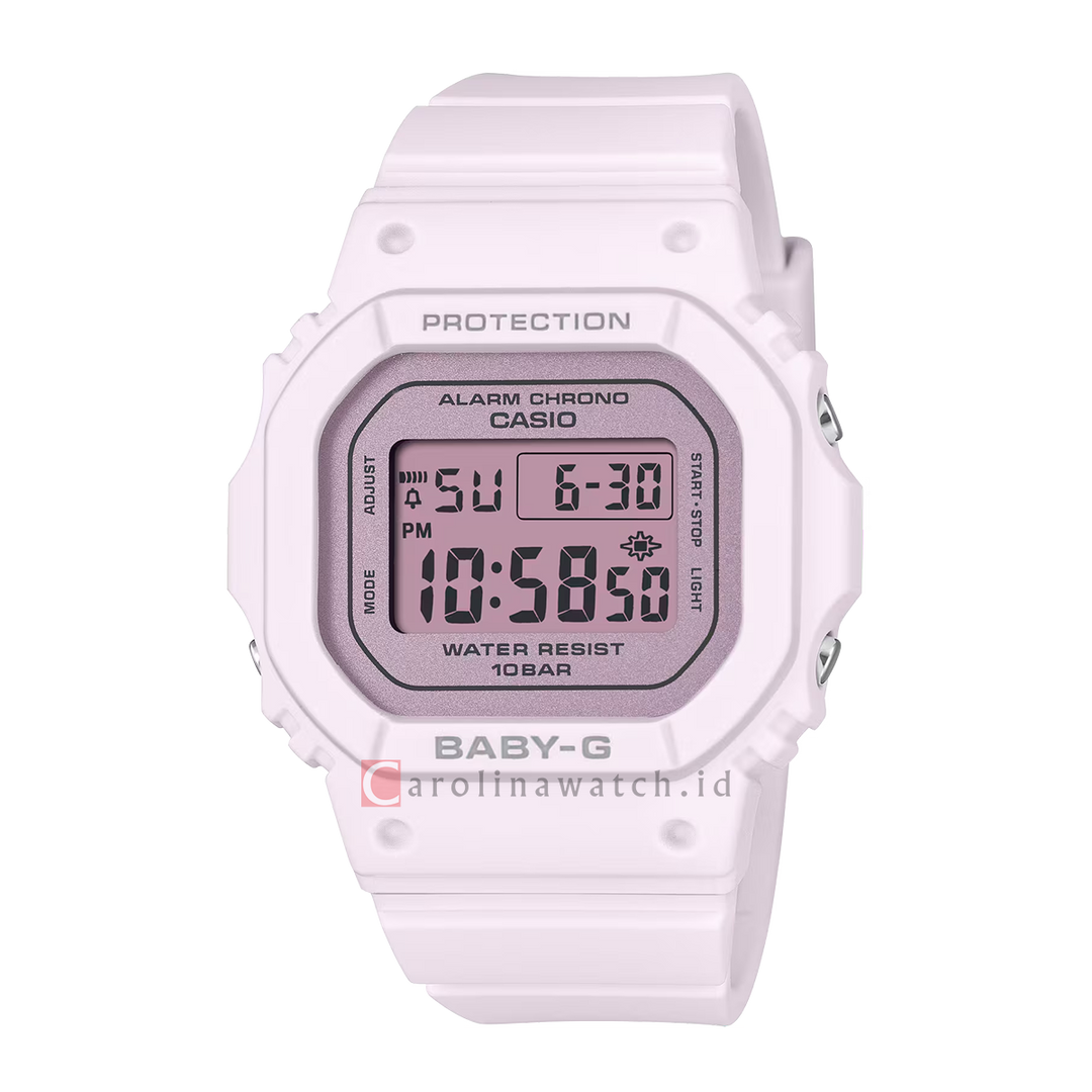 Jam Tangan CASIO BABY-G BGD-565SC-4B Women Digital Dial Pink Resin Band