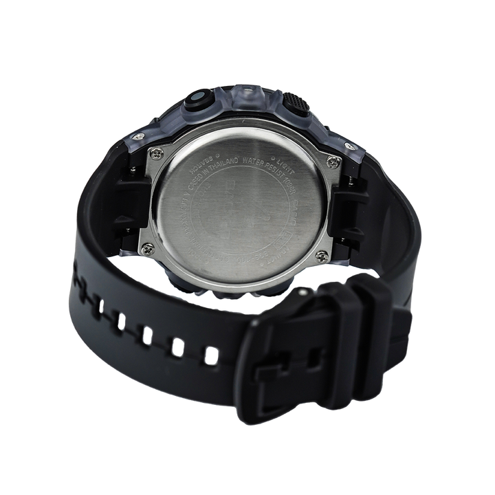 Jam Tangan Casio Baby-G BGS-100-1A Step Tracker Women Black Dial Black Resin Band