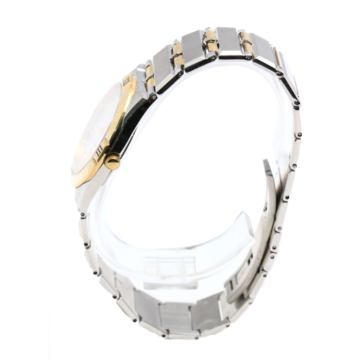Jam Tangan BONIA BPT194-2112 Men White Dial Dual Tone Stainless Steel Strap