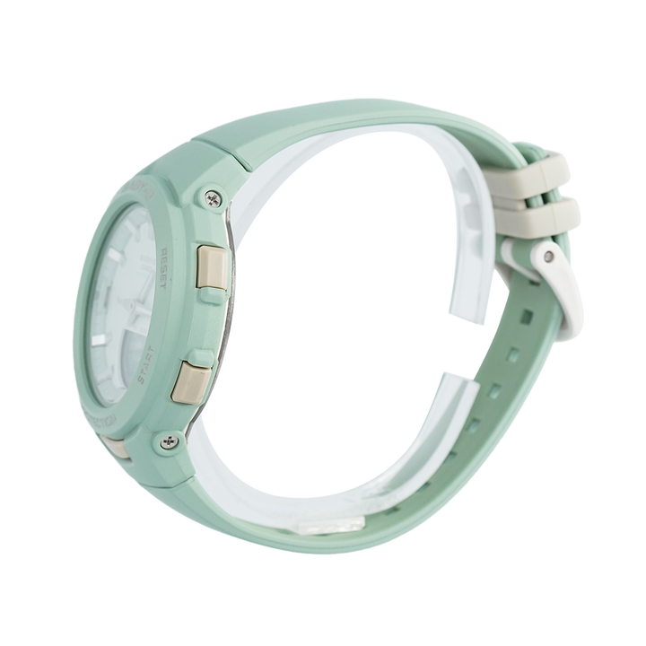 Jam Tangan Casio Baby-G BSA-B100CS-3A Women Green Mint Digital-Analog Dial Green Mint Resin Band