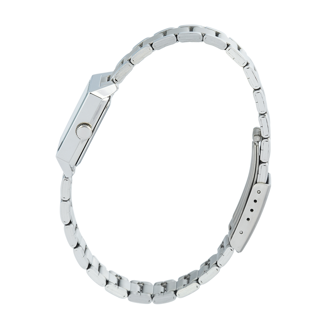 Jam Tangan Christophe Arden CA 1004 LHBSSBA Women Black Dial Stainless Steel Strap