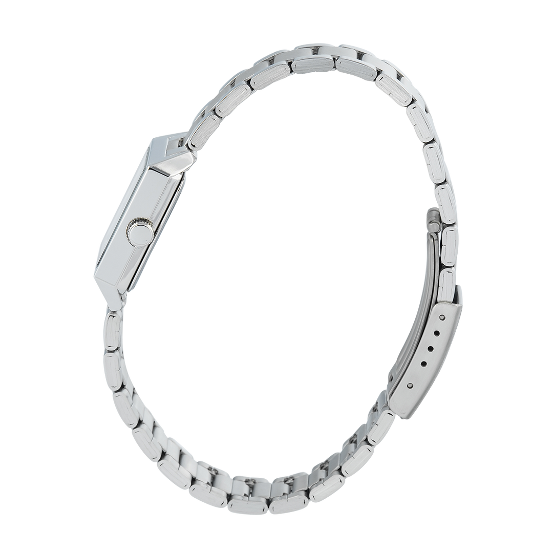 Jam Tangan Christophe Arden CA 1004 LHBSSSLRG Women White Dial Stainless Steel Strap