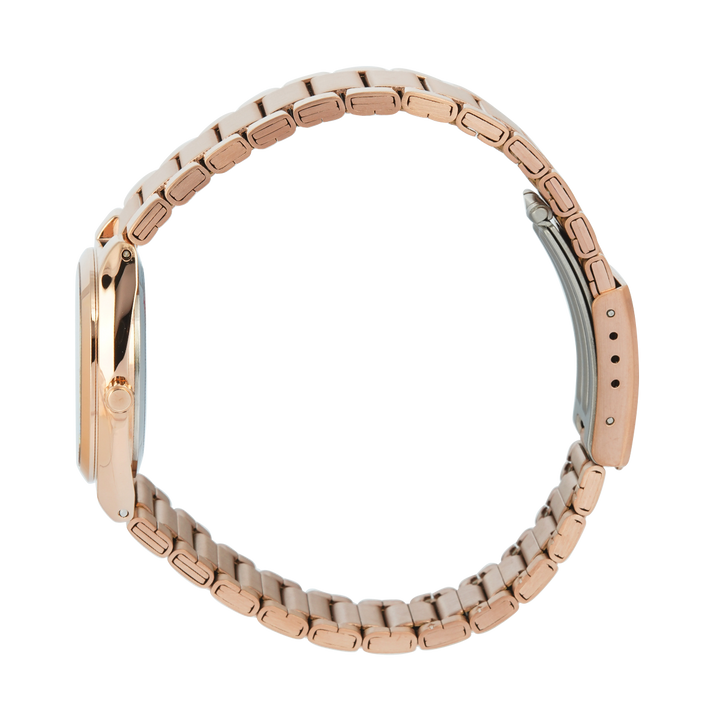 Jam Tangan Christophe Arden CA 1005 LHBRGPN Women Analog Dial Rose Gold Stainless Steel Strap