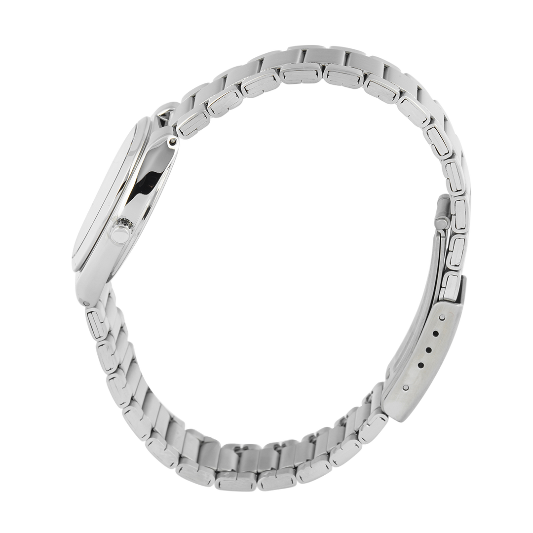 Jam Tangan Christophe Arden CA 1005 LHBSSPN Women Pink Dial Stainless Steel Strap