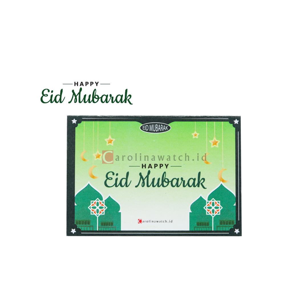 Kartu Ucapan / Greeting Card CAROLINAWATCH.ID (Eid Mubarak)