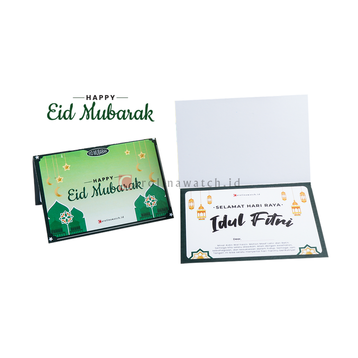 Kartu Ucapan / Greeting Card CAROLINAWATCH.ID (Eid Mubarak)