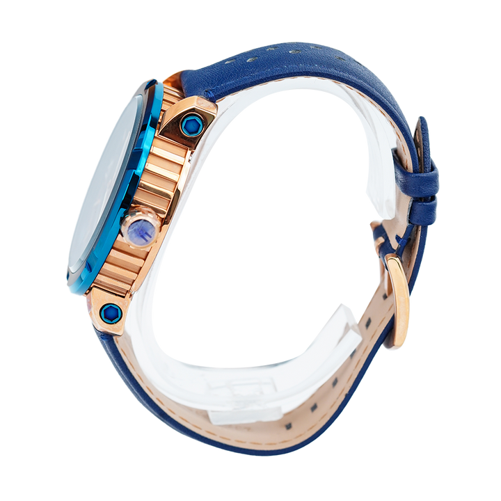 Jam Tangan CONDOTTI PROSSIMO CN1047-BL04-L04 Men Blue Dial Blue Leather Strap