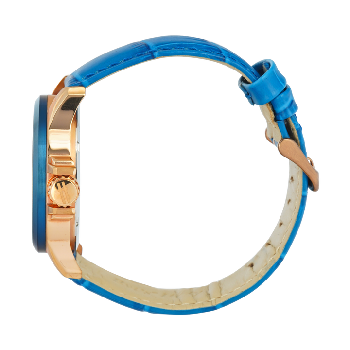 Jam Tangan CONDOTTI AUDACE CN3063-BL04-L04 Men Blue Dial Blue Leather Strap