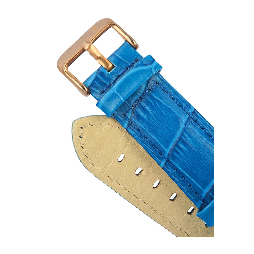 Jam Tangan CONDOTTI AUDACE CN3063-BL04-L04 Men Blue Dial Blue Leather Strap