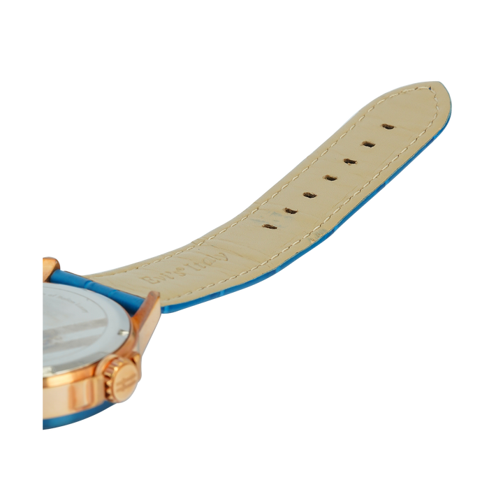 Jam Tangan CONDOTTI AUDACE CN3063-BL04-L04 Men Blue Dial Blue Leather Strap