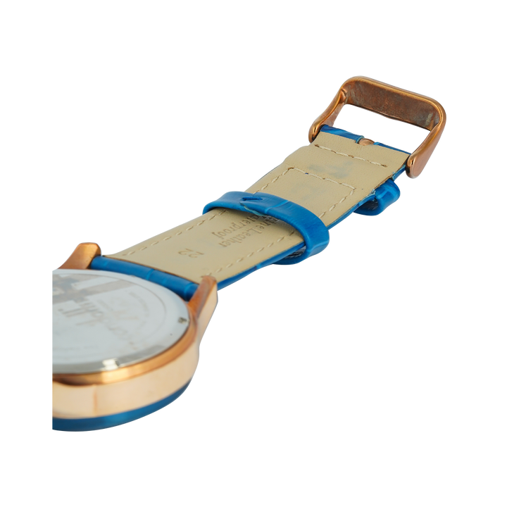 Jam Tangan CONDOTTI AUDACE CN3063-BL04-L04 Men Blue Dial Blue Leather Strap