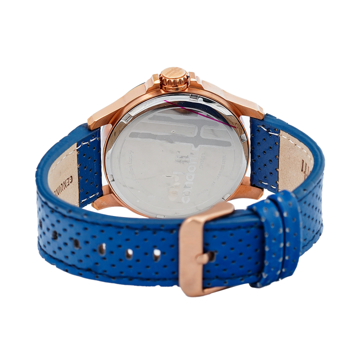 Jam Tangan CONDOTTI AUDACE CN3063-BL04-L04 Men Blue Dial Blue Leather Strap