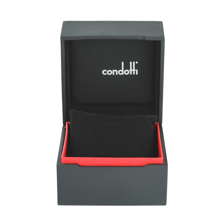 Jam Tangan CONDOTTI AUDACE CN3063-BL04-L04 Men Blue Dial Blue Leather Strap