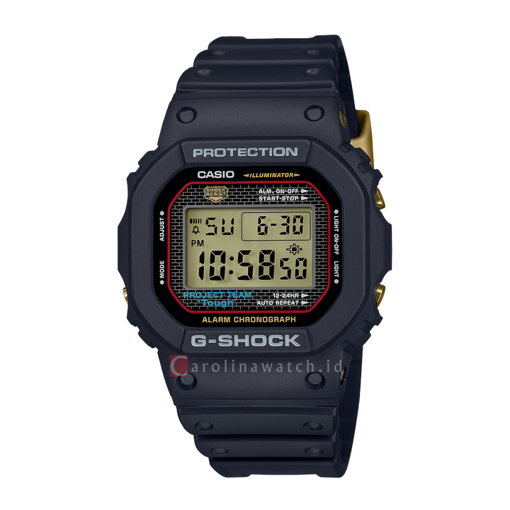 Jam Tangan Casio G-Shock DW-5040PG-1D Men 40th Anniversary Recrystallized Black Resin Band Limited Edition