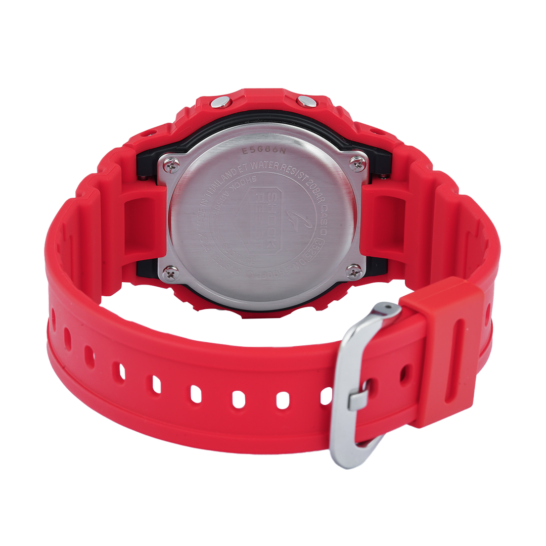 Jam Tangan Casio G-Shock DW-5600EP-4D Men Digital Dial Red Resin Band