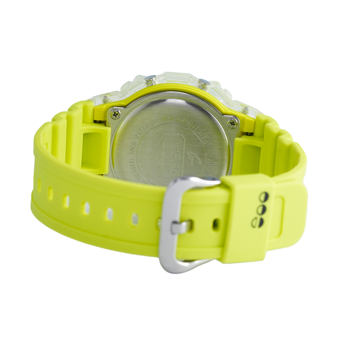 Jam Tangan CASIO G SHOCK Lucky Drop Series Inspired Capsule Toy Vending Machines DW-5600GL-9D Men Digital Dial Green Resin Band