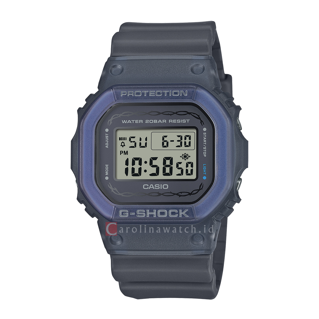 Jam Tangan Casio G-Shock DW-5600RS-8D Men Digital Dial Black Resin Band