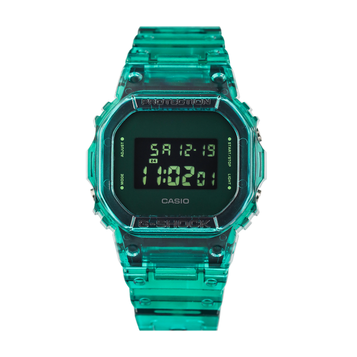 Jam Tangan Casio G-Shock DW-5600SB-3D Men Digital Dial Green Resin Band