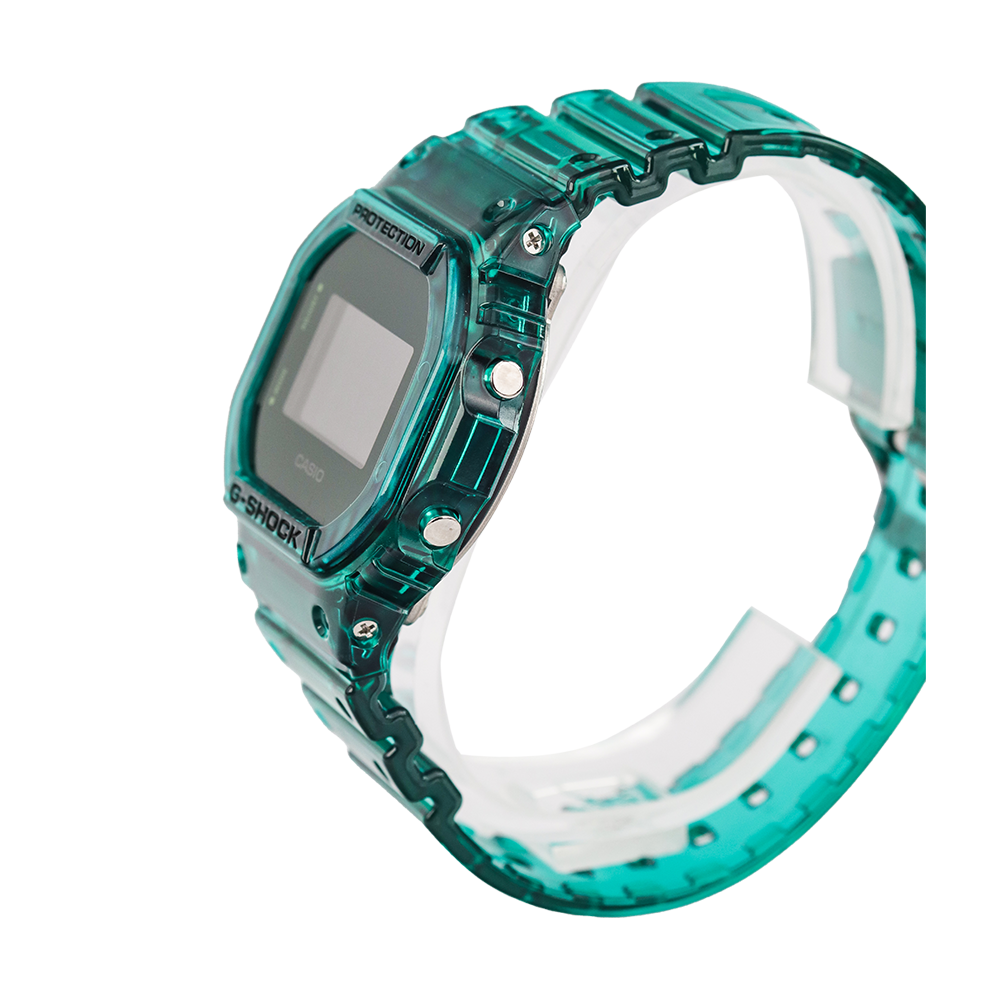 Jam Tangan Casio G-Shock DW-5600SB-3D Men Digital Dial Green Resin Band